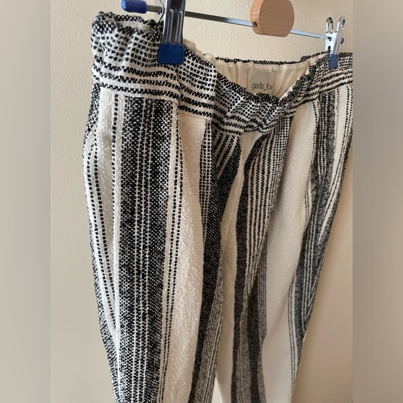 Giada Forte Striped Cotton Black White Pants size 2 - Picture 9 of 11